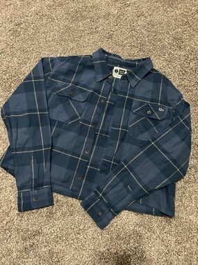 Salty Crew Cropped Flannel